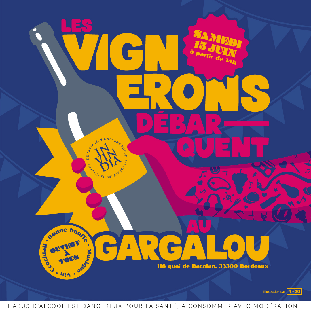 Lire la suite à propos de l’article Les Vignobles Invindia débarquent au Gargalou